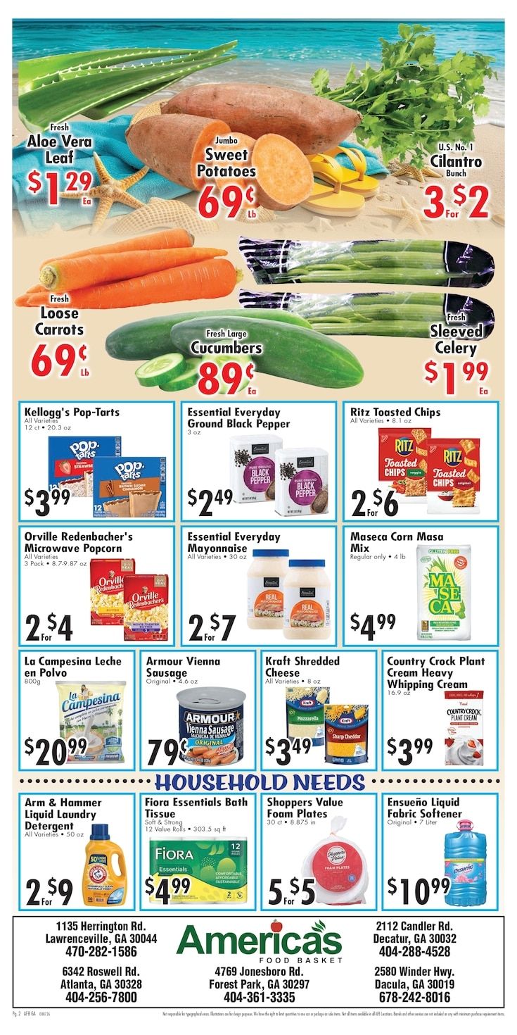 America's Food Basket (Georgia) Weekly Ad August 7 - 13, 2026