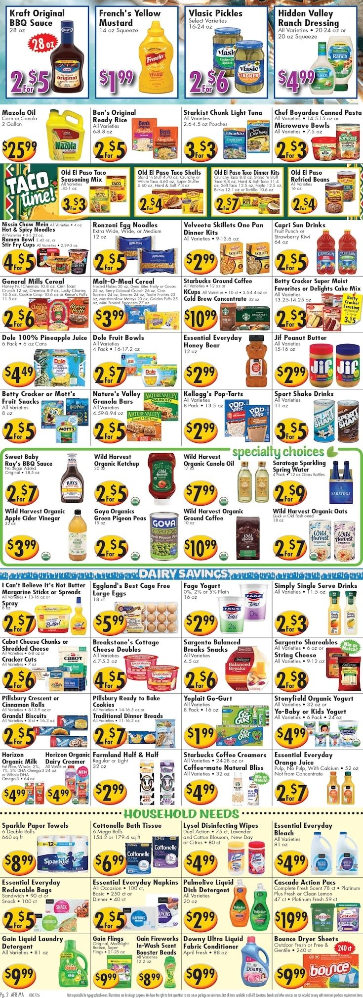 America's Food Basket (Massachusetts) Weekly Ad August 7 - 13, 2026