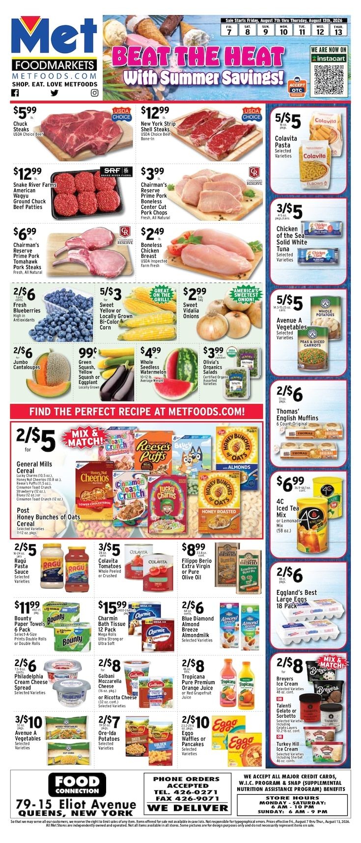 Met Foodmarkets (Middle Village, NY) Weekly Ad August 7 - 13, 2026