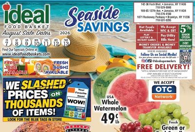 Ideal Food Basket (Brooklyn and Jamaica, NY) Weekly Ad August 7 - 13, 2026