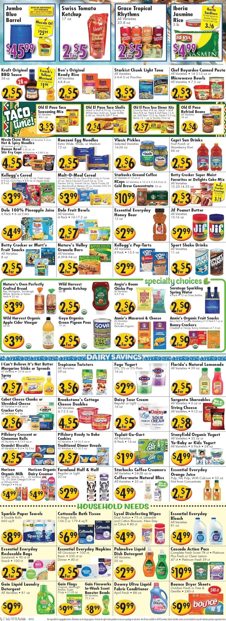 Ideal Food Basket (Brooklyn and Jamaica, NY) Weekly Ad August 7 - 13, 2026
