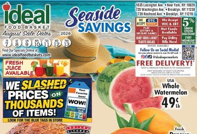 Ideal Food Basket (Brooklyn and New York, NY) Weekly Ad August 7 - 13, 2026