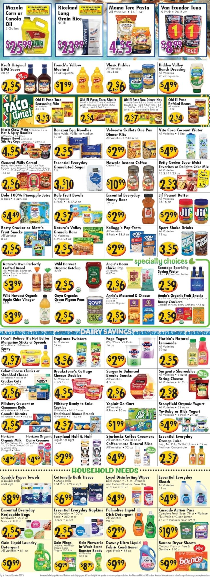 Ideal Food Basket (Corona and Jamaica, NY) Weekly Ad August 7 - 13, 2026