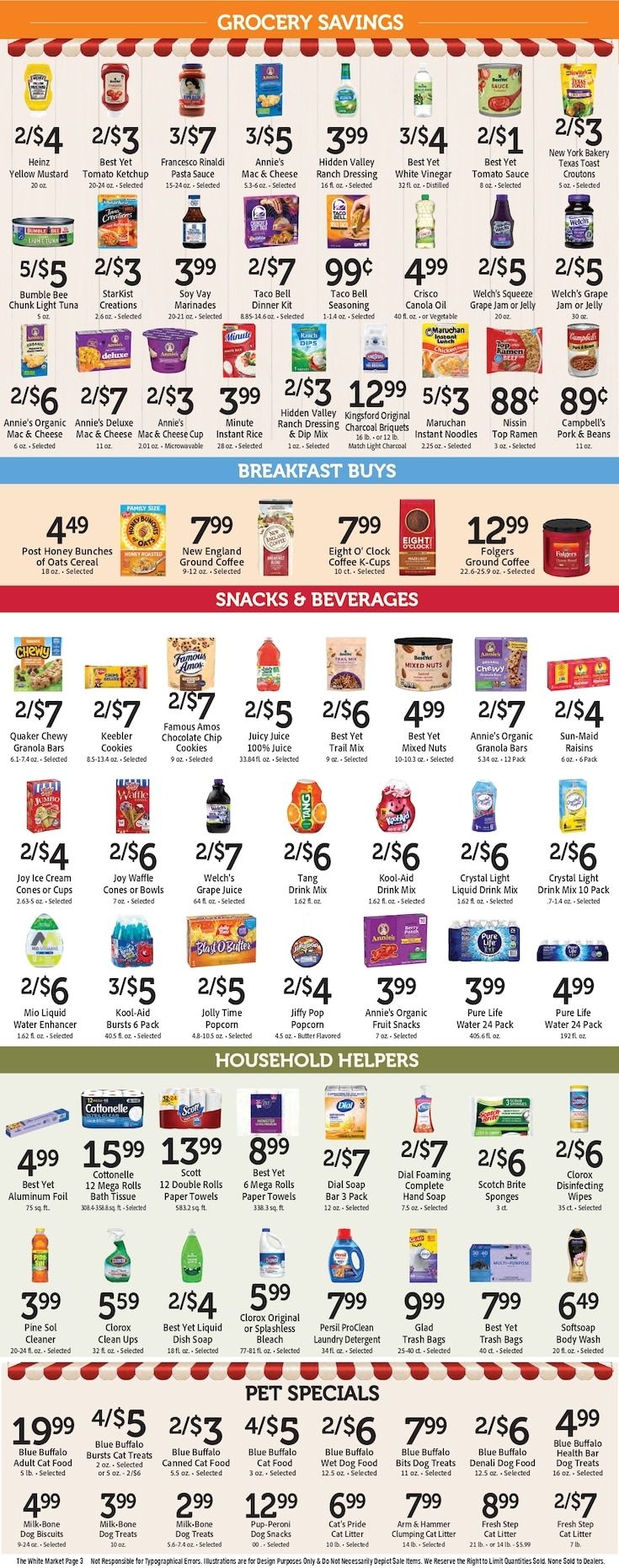 The White Market Weekly Ad August 7 - 13, 2026