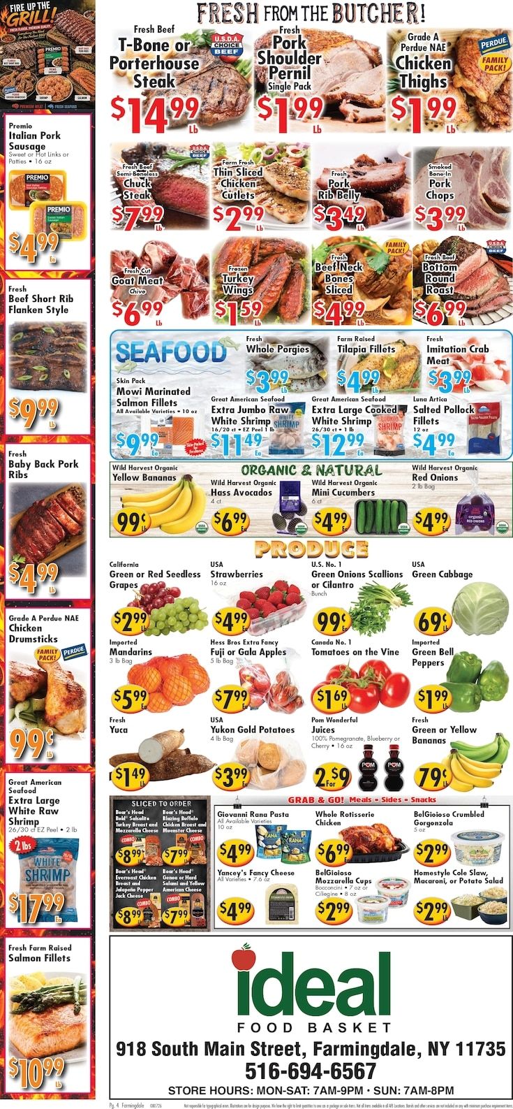 Ideal Food Basket (Farmingdale, NY) Weekly Ad August 7 - 13, 2026