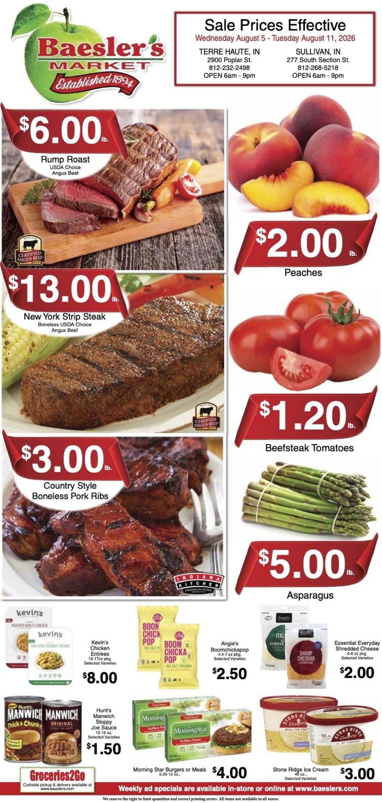 Baesler's Market Weekly Ad August 5 - 11, 2026