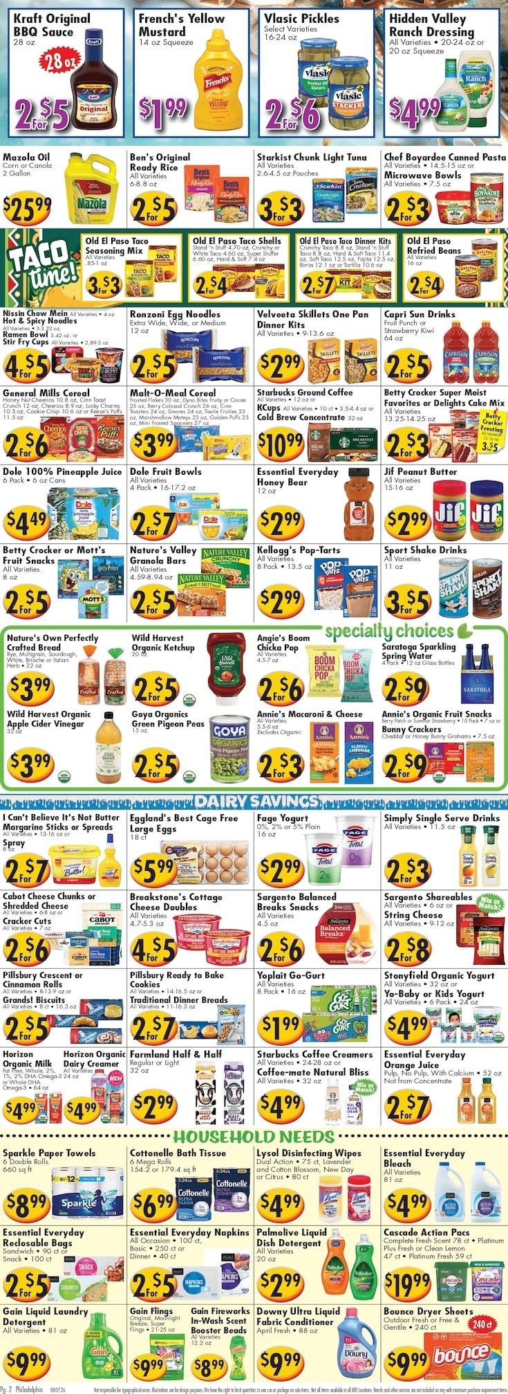 Ideal Food Basket (Philadelphia, PA) Weekly Ad August 7 - 13, 2026