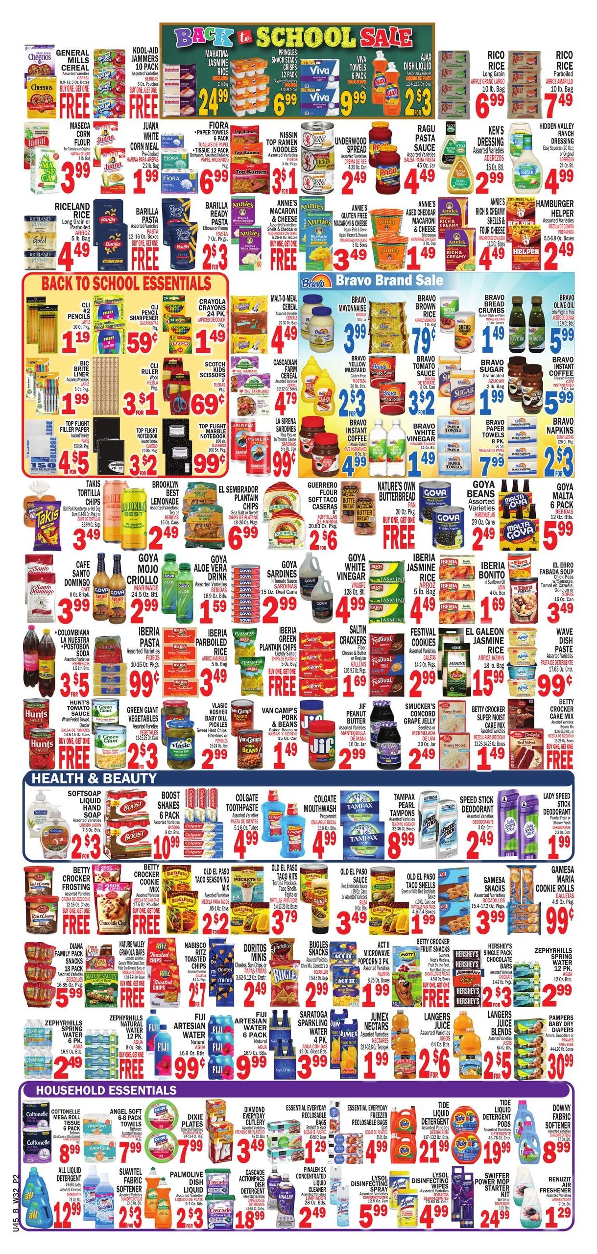 Bravo Supermarket (Coral Springs Area, FL) Bravo Florida Weekly Weekly Ad August 6 - 12, 2026