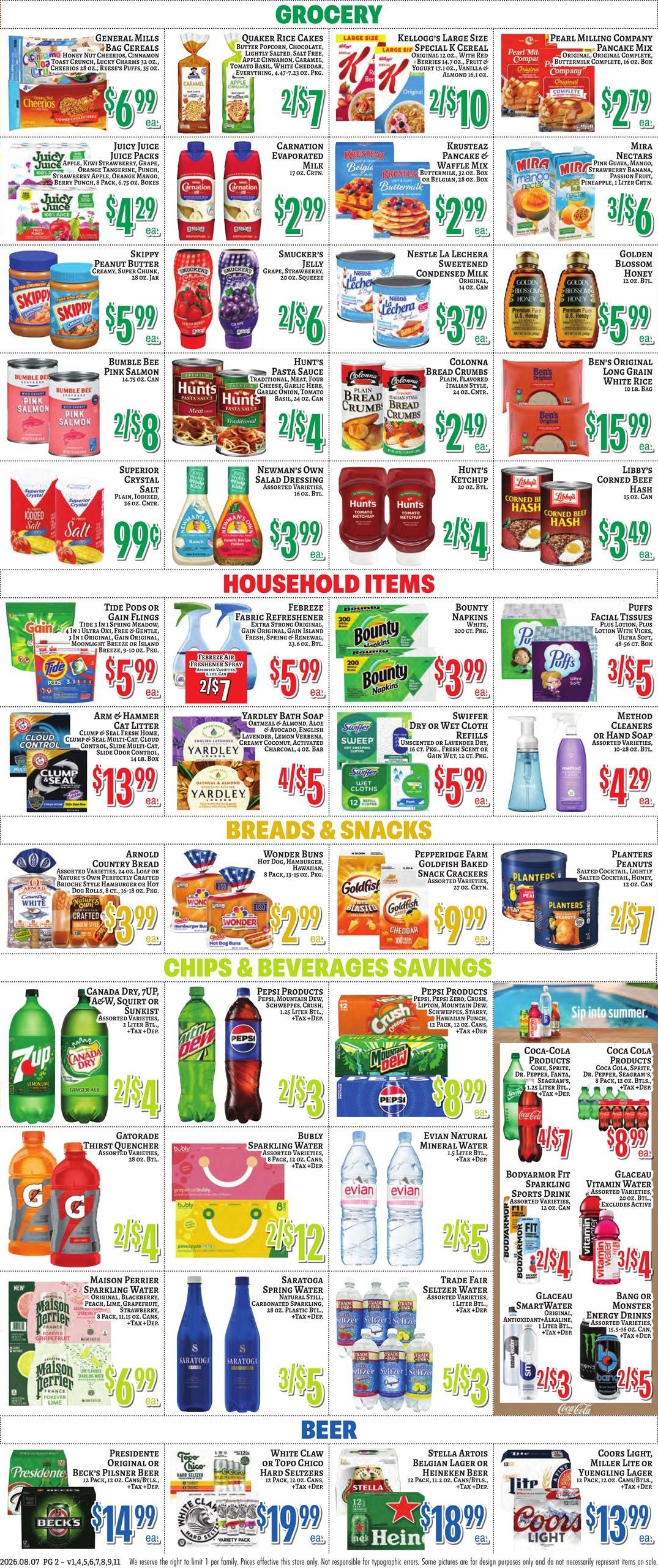Trade Fair Supermarket Weekly Ad August 7 - 13, 2026