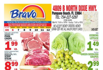 Bravo Supermarket (Boca Raton Area, FL) Bravo Florida Weekly Weekly Ad August 6 - 12, 2026