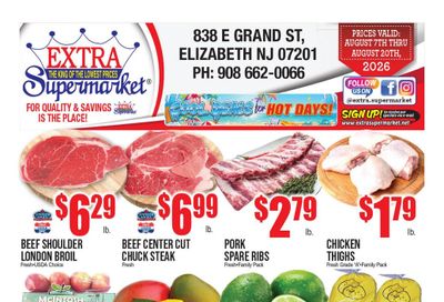 Extra Supermarket (Woodbridge–Elizabeth Area, NJ) Weekly Ad August 7 - 20, 2026