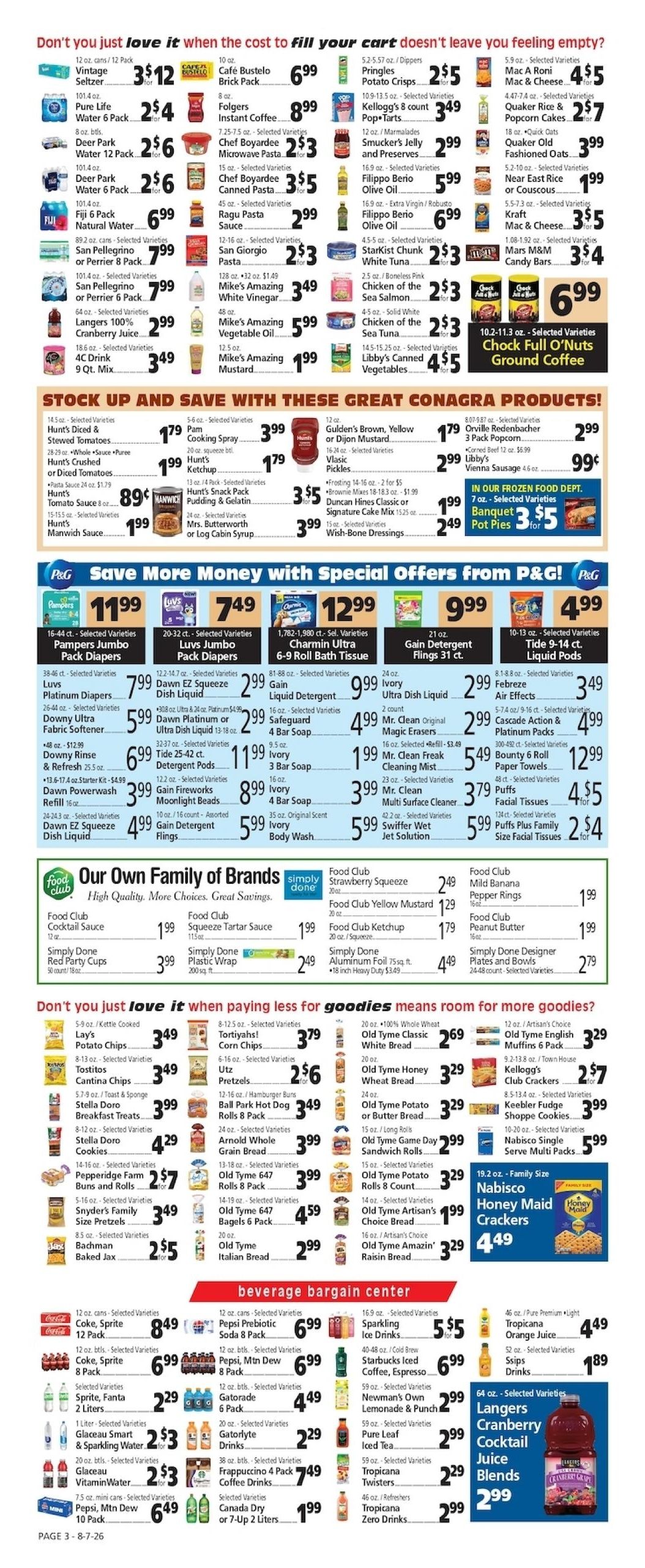 Foley's Family Market IGA Weekly Ad August 7 - 13, 2026
