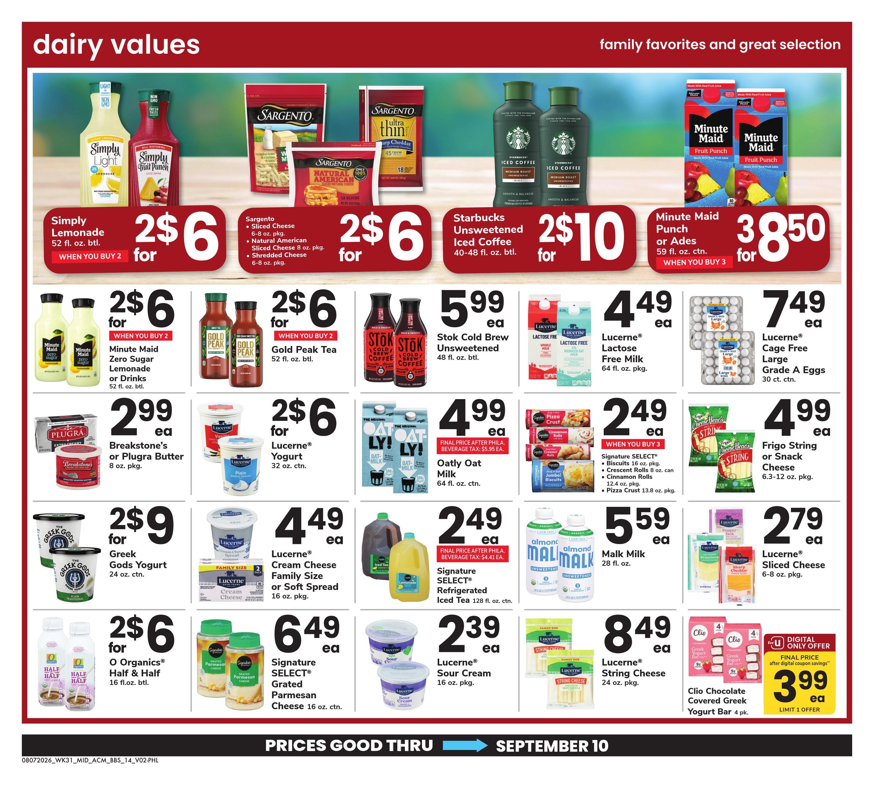 Acme Markets Big Book of Savings Weekly Ad August 7 - September 10, 2026