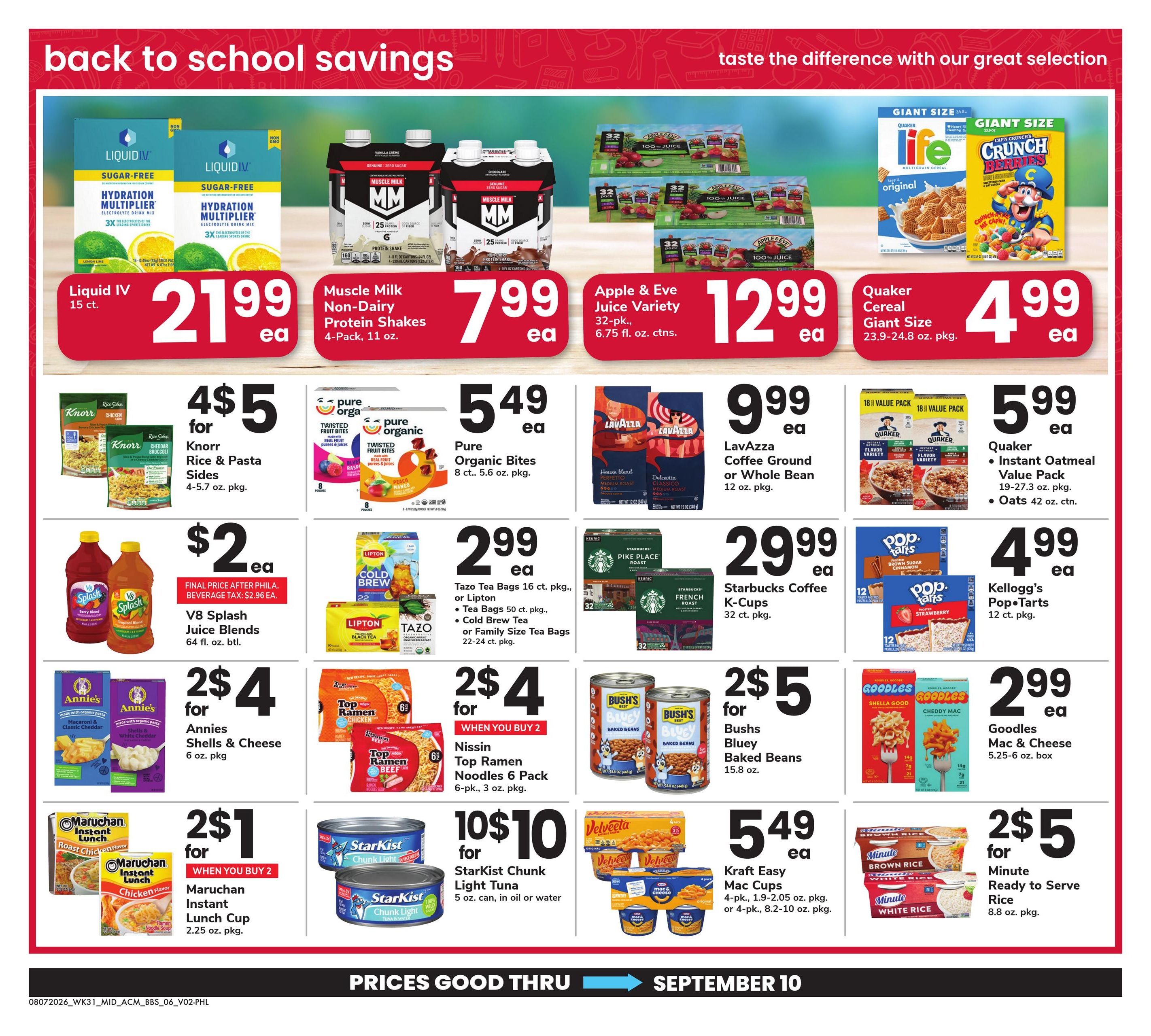 Acme Markets Big Book of Savings Weekly Ad August 7 - September 10, 2026