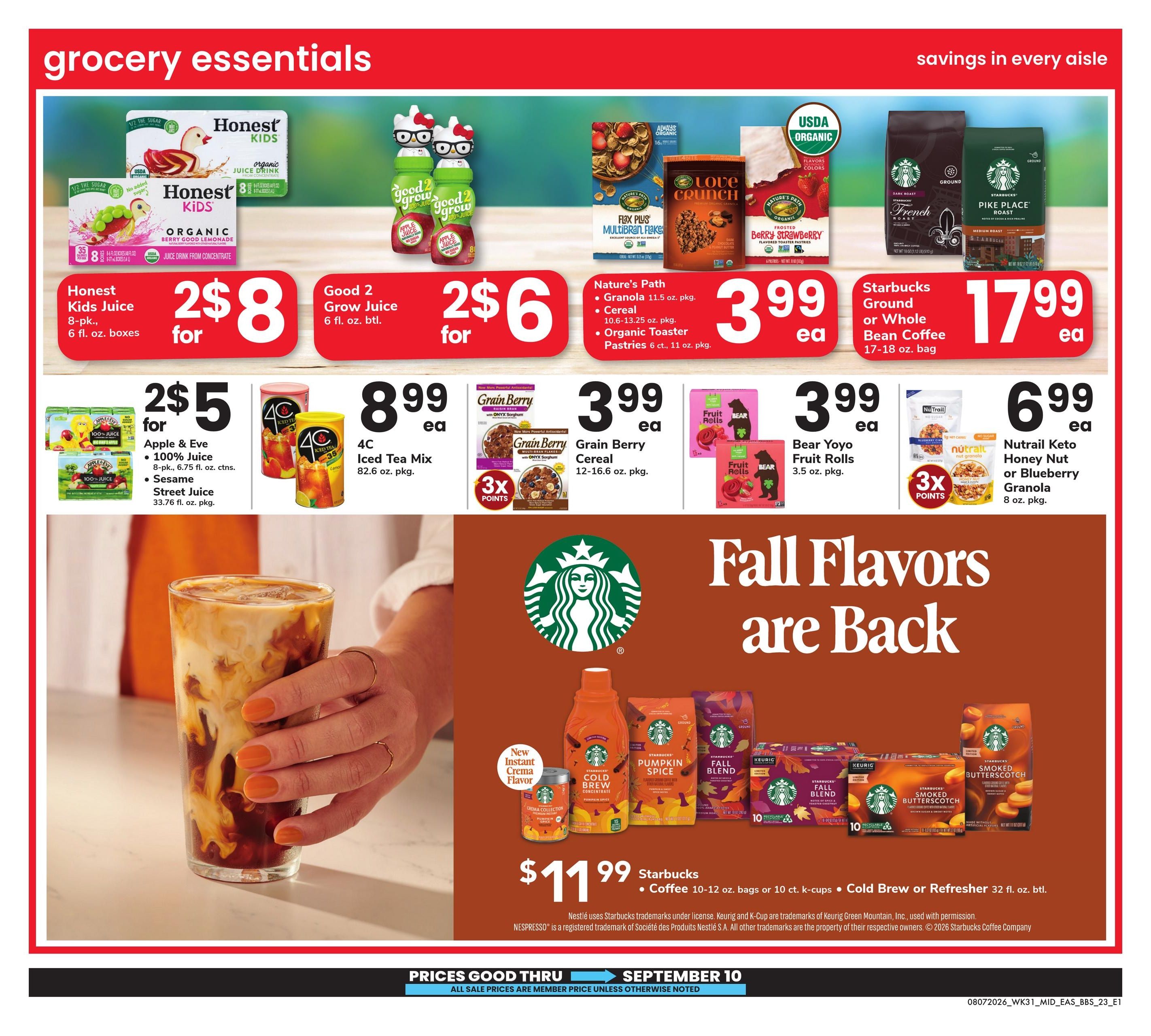 Safeway (DC, MD, PA, WV) Big Book of Savings Weekly Ad August 7 - September 10, 2026