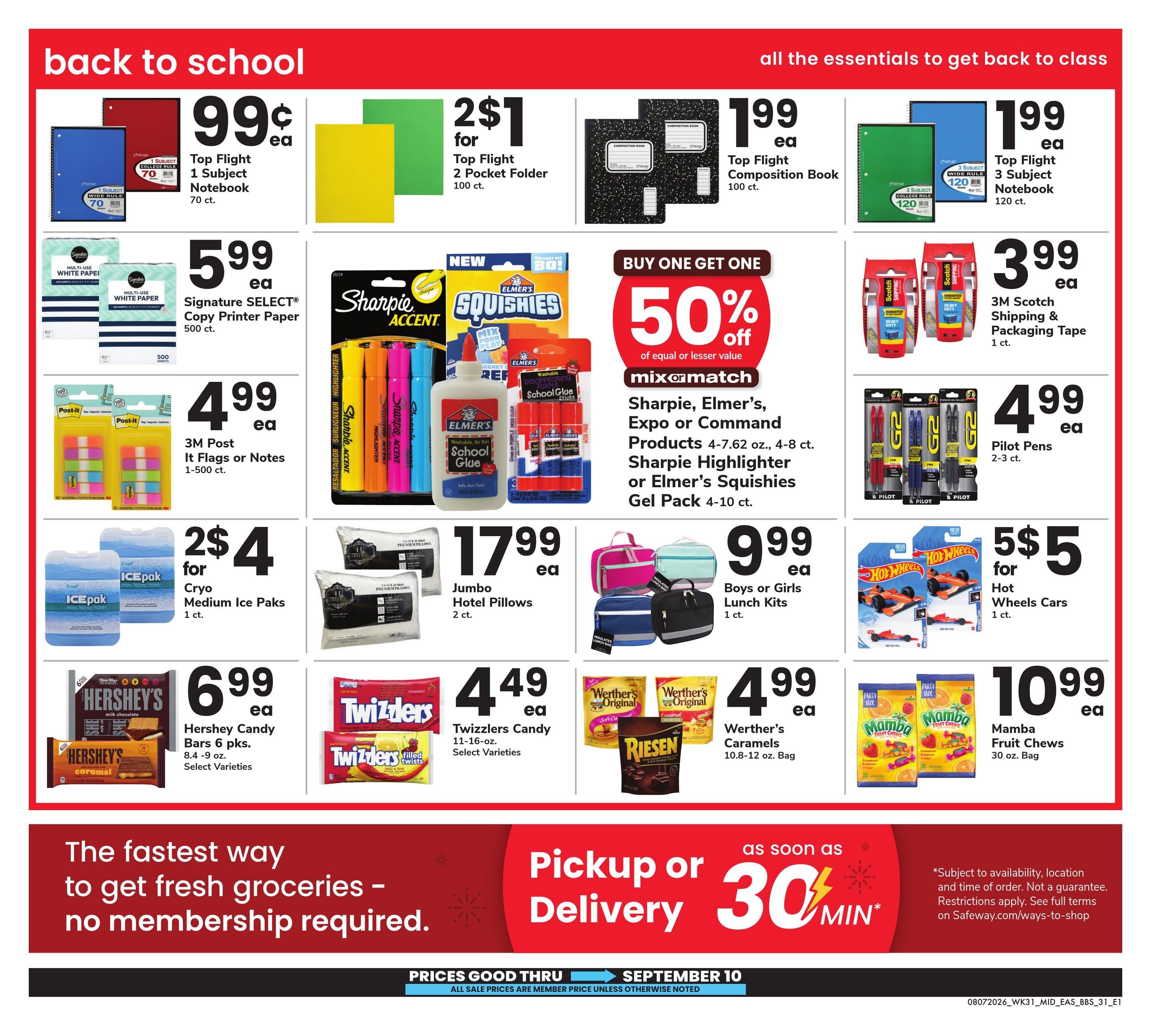 Safeway (DC, MD, PA, WV) Big Book of Savings Weekly Ad August 7 - September 10, 2026