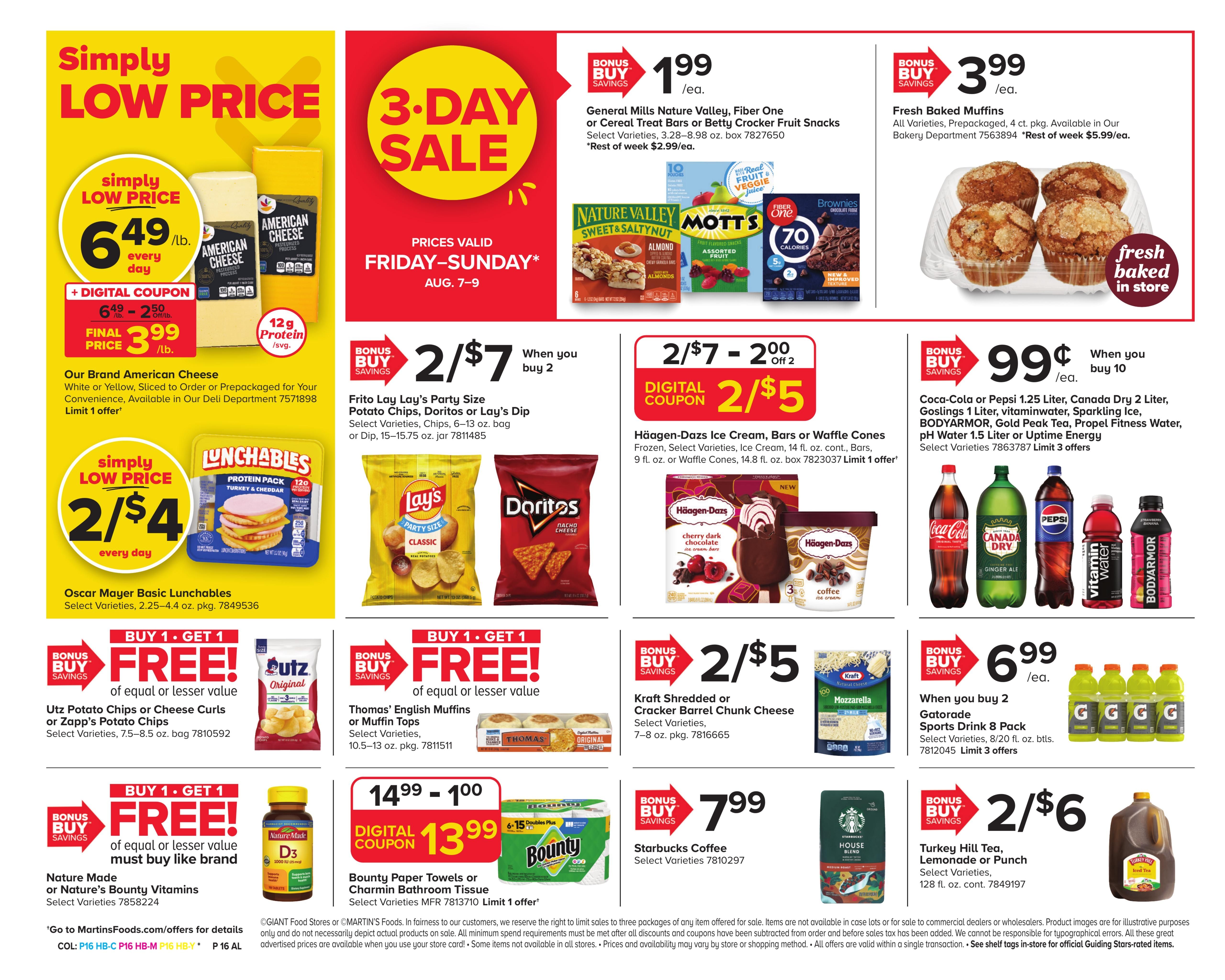 Martin's Food Market (Martinsburg Area, WV) Weekly Ad August 7 - 13, 2026