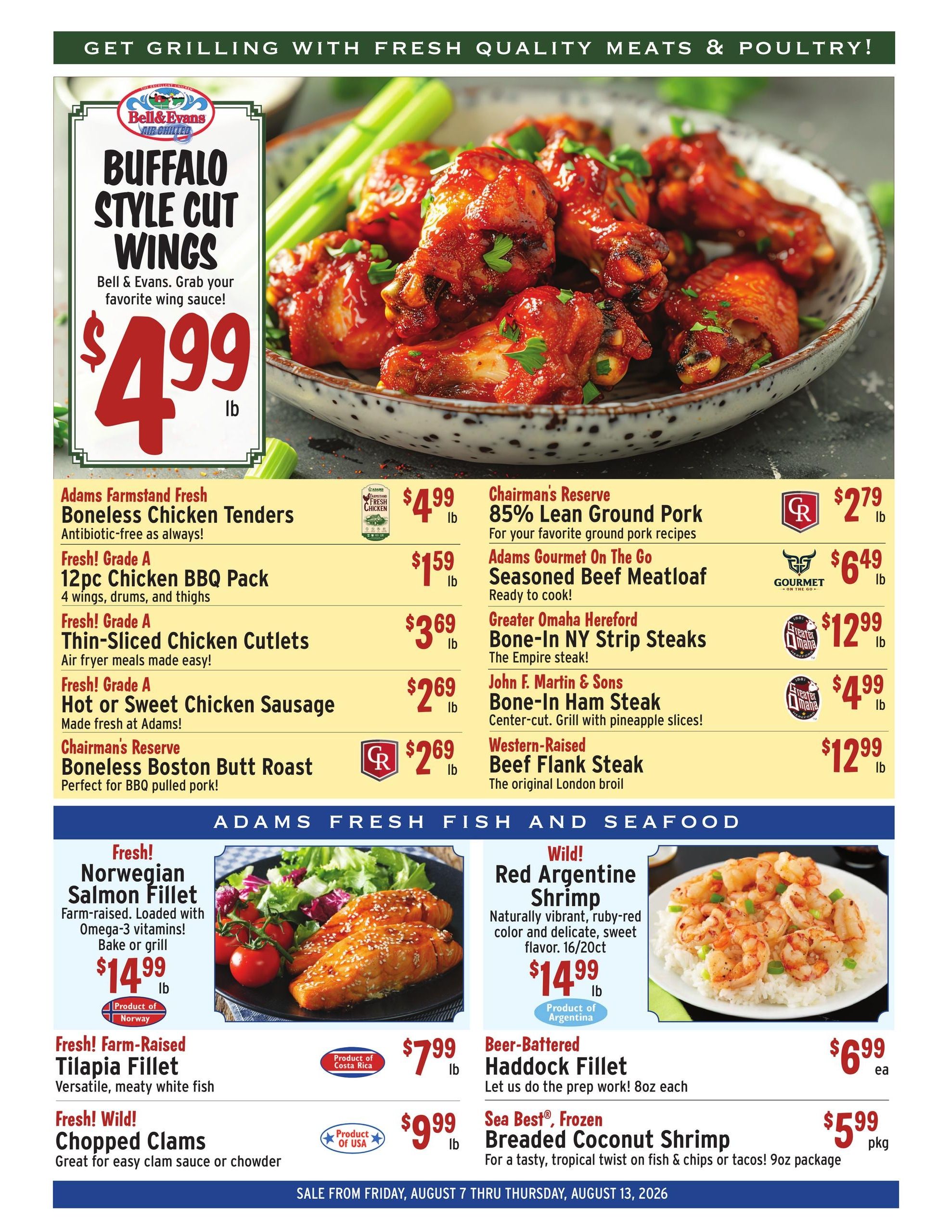 Adams Fairacre Farms Weekly Ad August 7 - 13, 2026