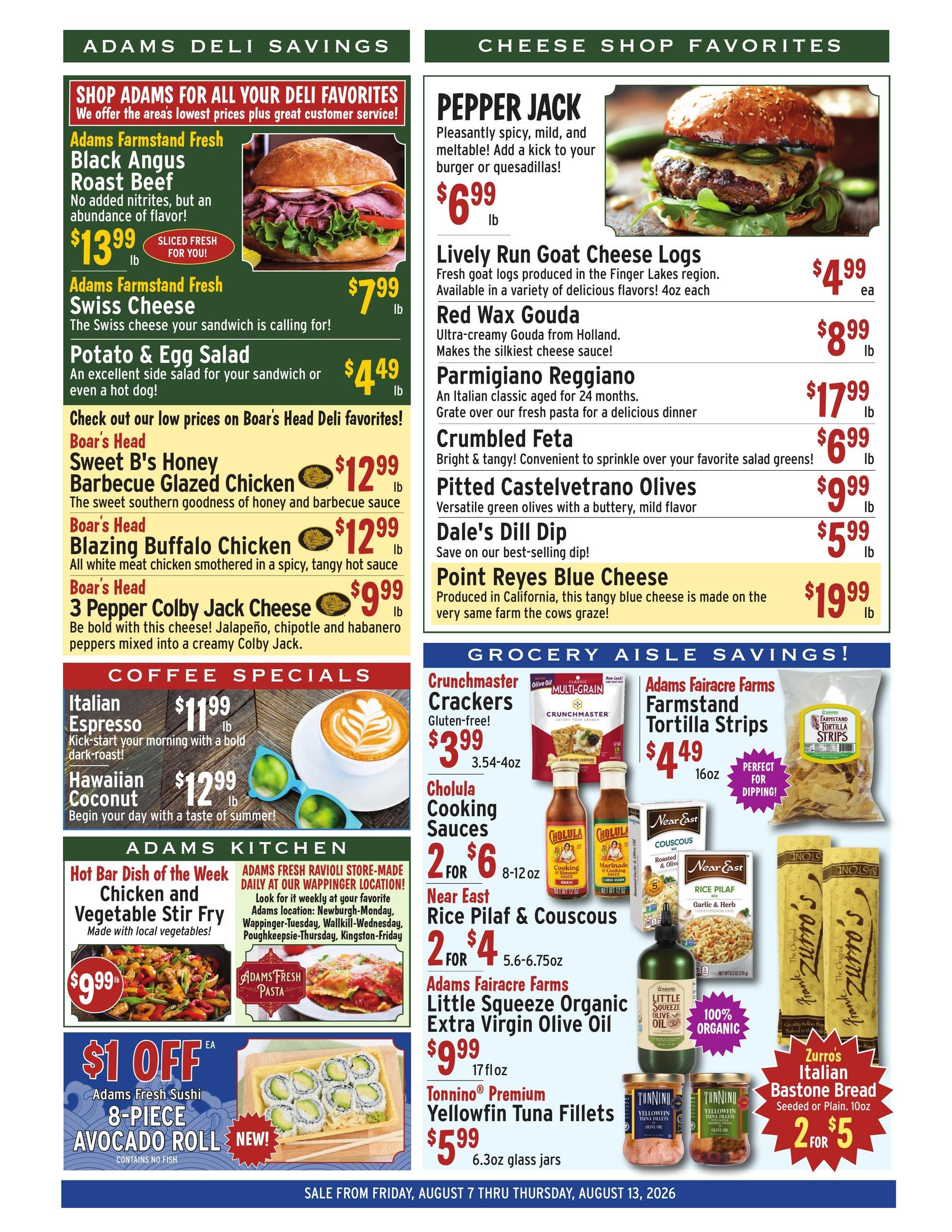 Adams Fairacre Farms Weekly Ad August 7 - 13, 2026