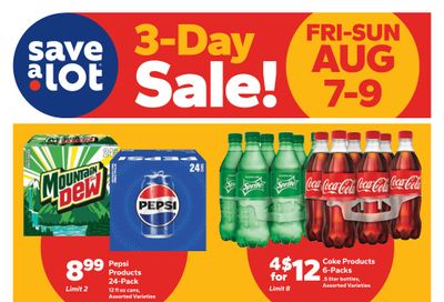 Save a Lot Food Stores Weekly Ad August 7 - 9, 2026