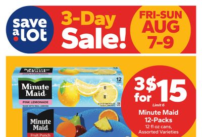 Save a Lot Food Stores (East Ridge, TN) Weekly Ad August 7 - 9, 2026