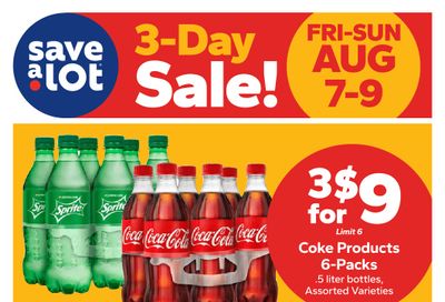 Save a Lot Food Stores (Jasper, AL) Weekly Ad August 7 - 9, 2026