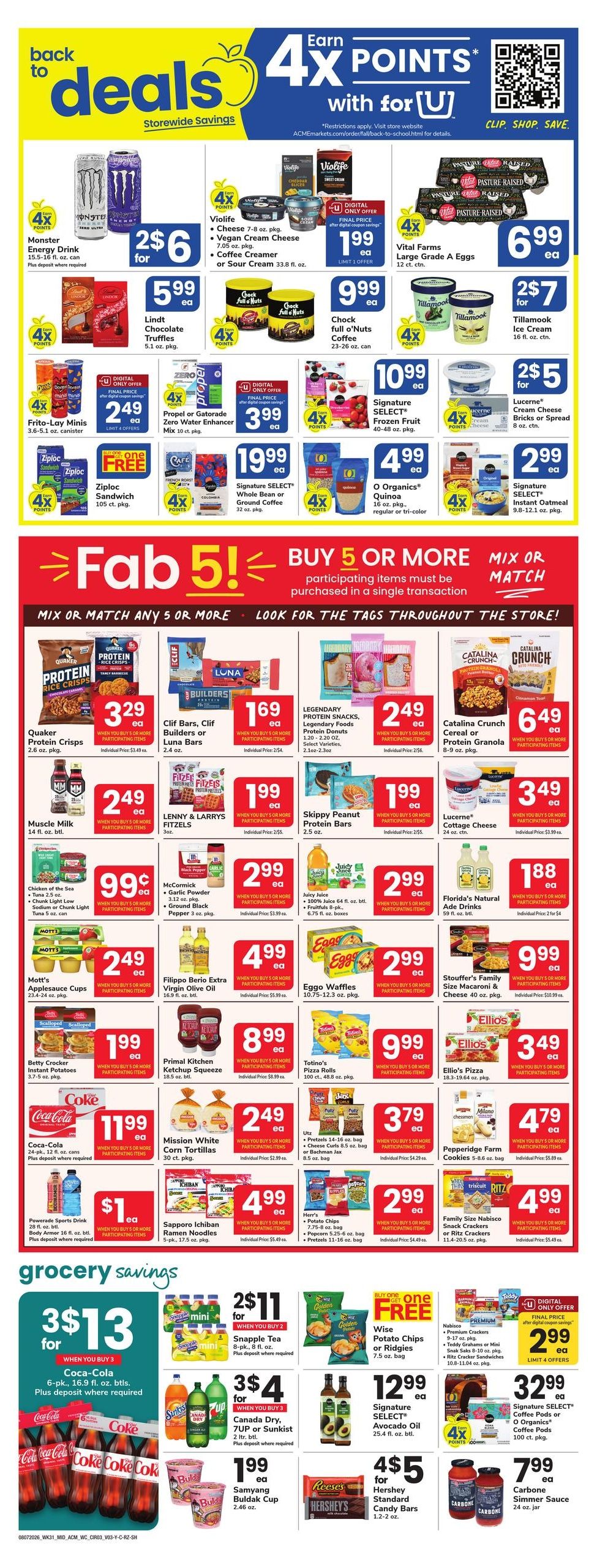 Acme Markets (Hawley–New York Area, NY–PA) Weekly Ad August 7 - 13, 2026