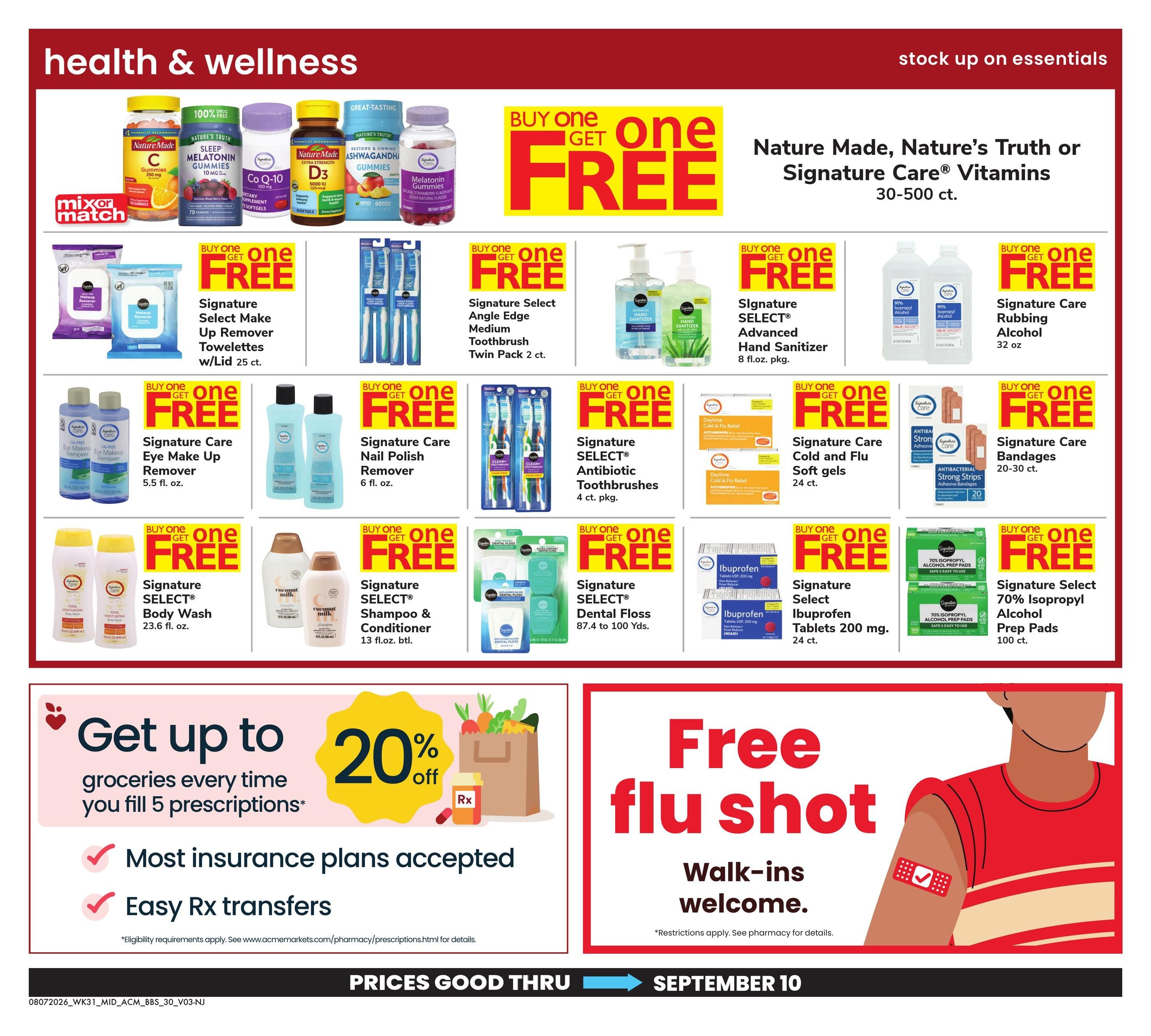Acme Markets (Hawley–New York Area, NY–PA) Big Book of Savings Weekly Ad August 7 - September 10, 2026