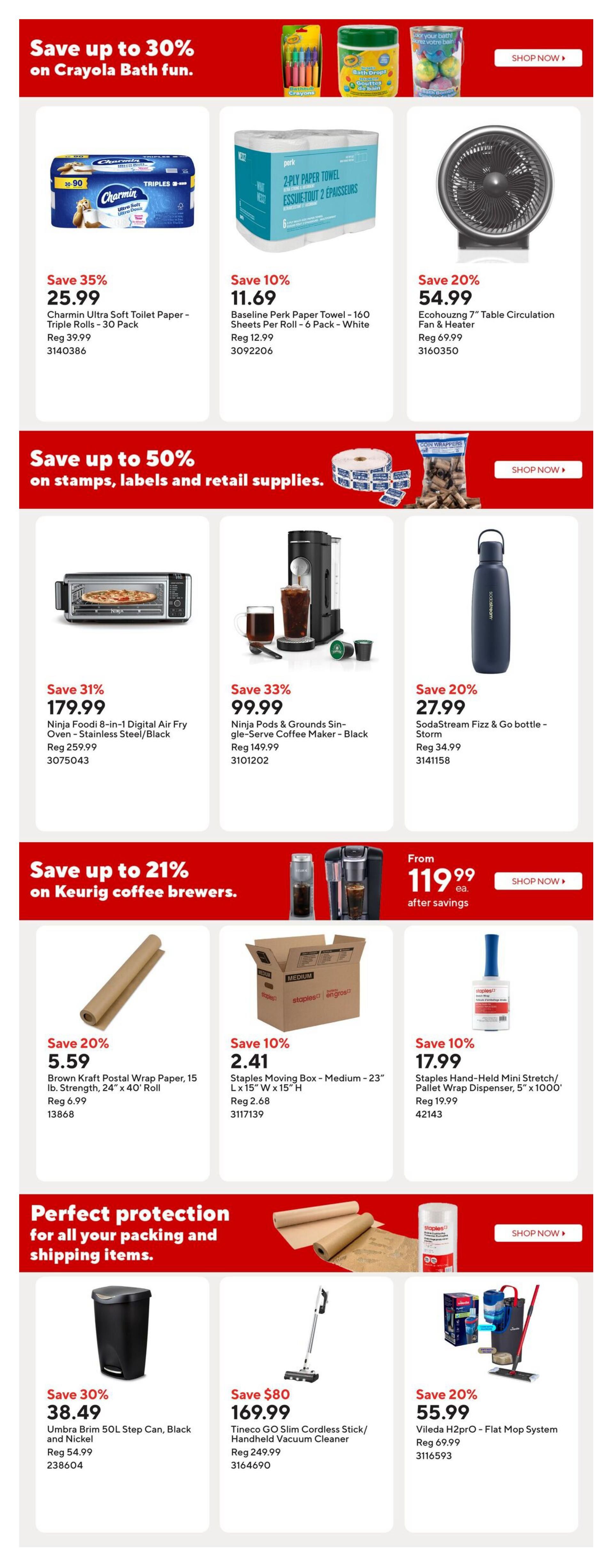 Staples Flyer August 7 to 13