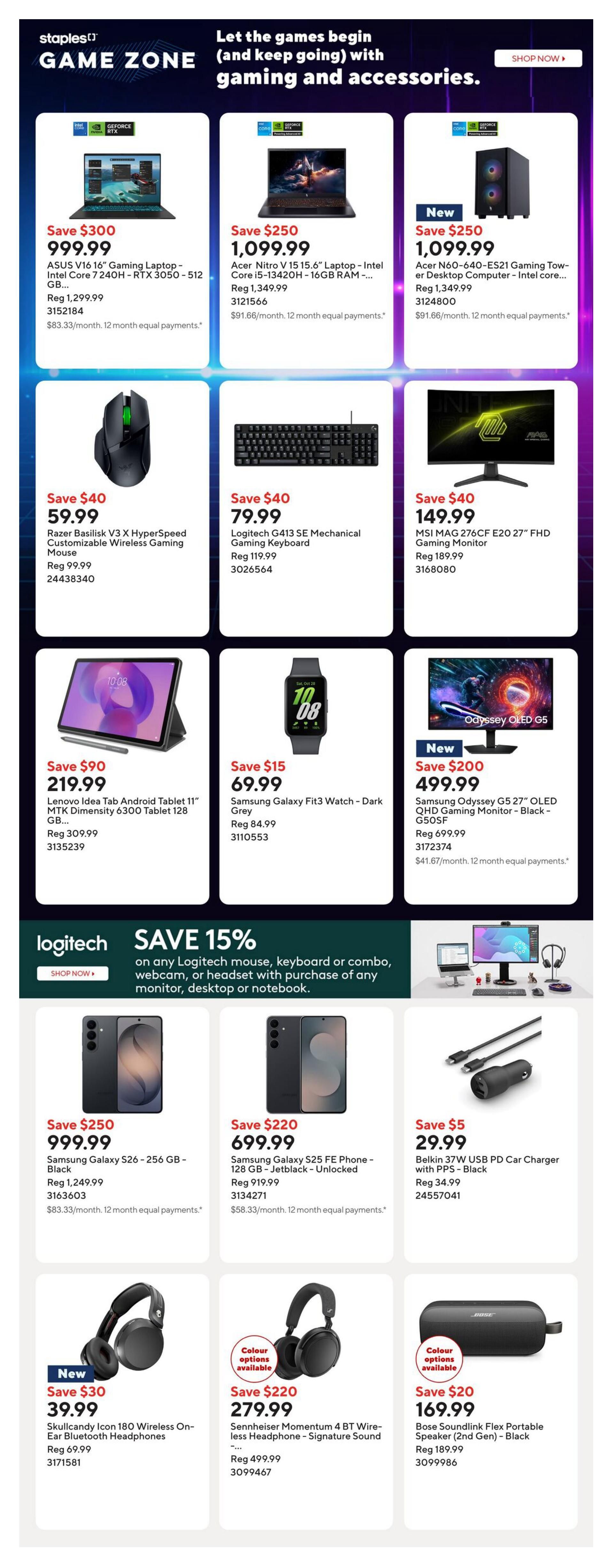 Staples Flyer August 7 to 13