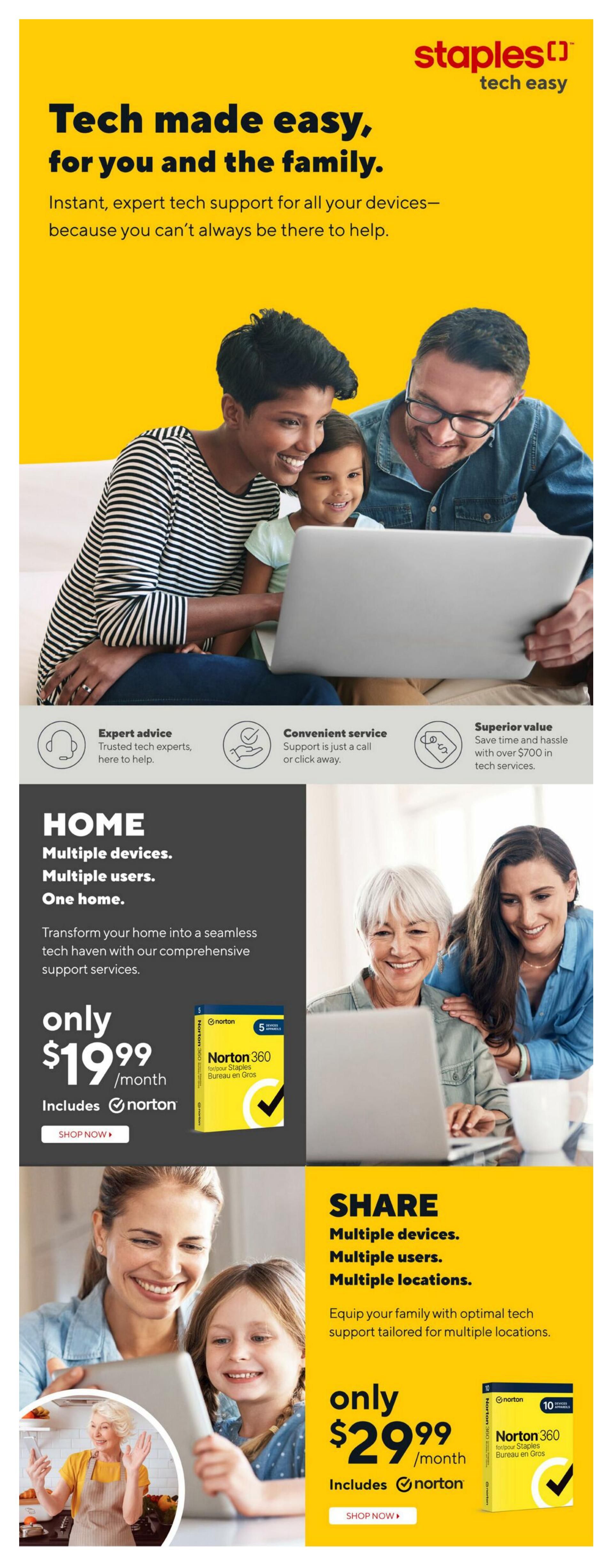 Staples Flyer August 7 to 13