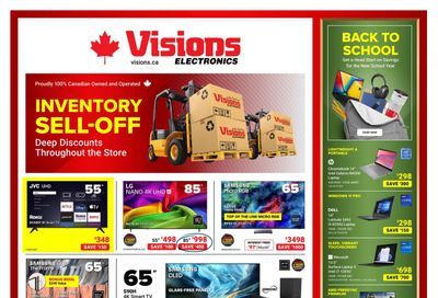 Visions Electronics Flyer August 7 to 13