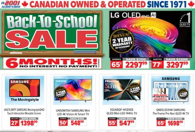 2001 Audio Video Flyer August 7 to 13