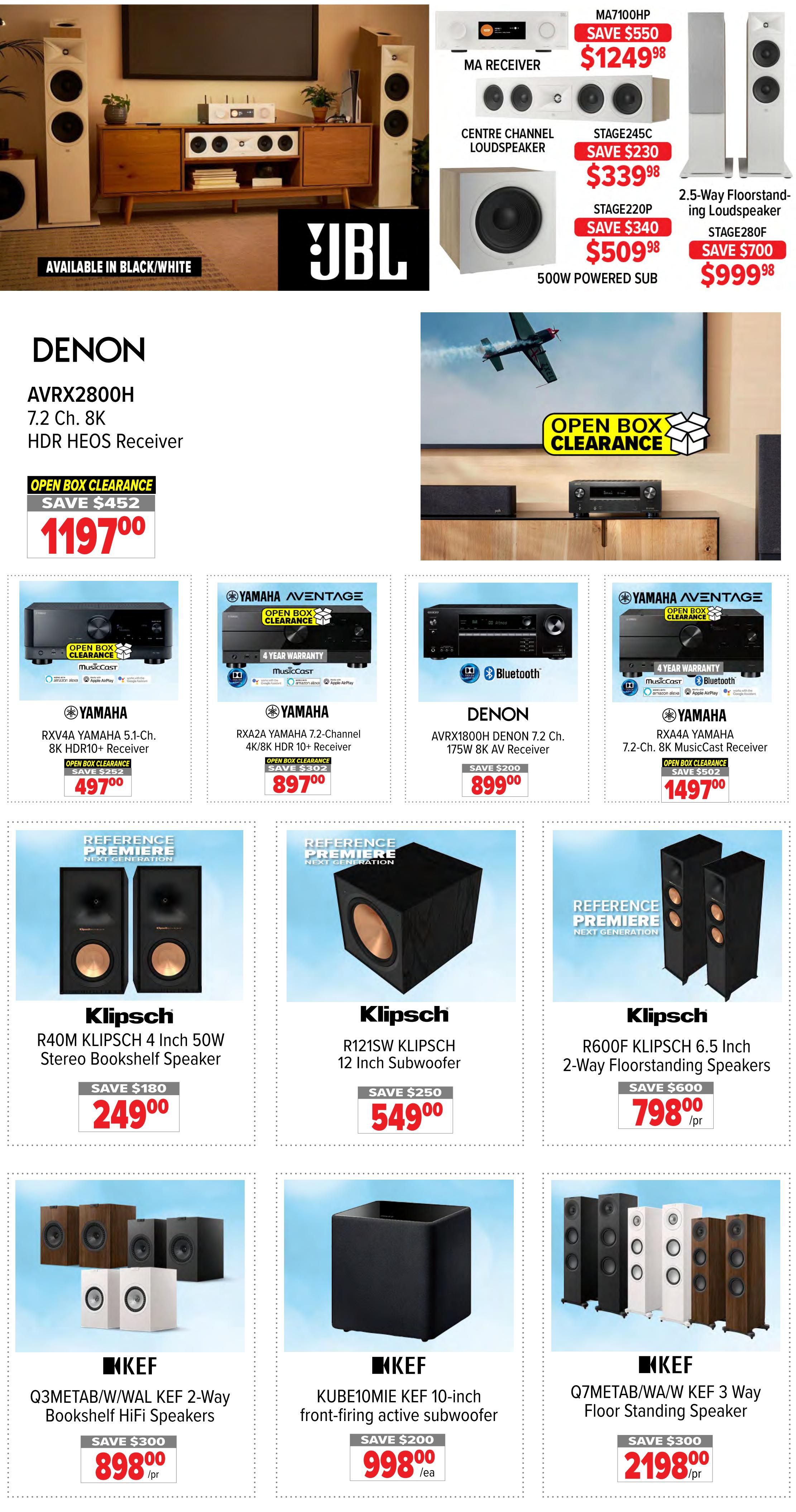 2001 Audio Video Flyer August 7 to 13