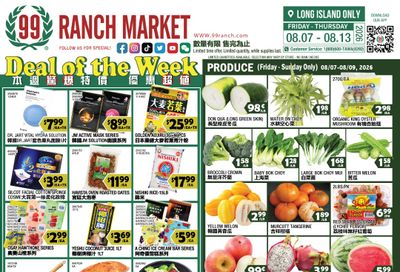 99 Ranch Market (Westbury, NY) Weekly Ad August 7 - 14, 2026