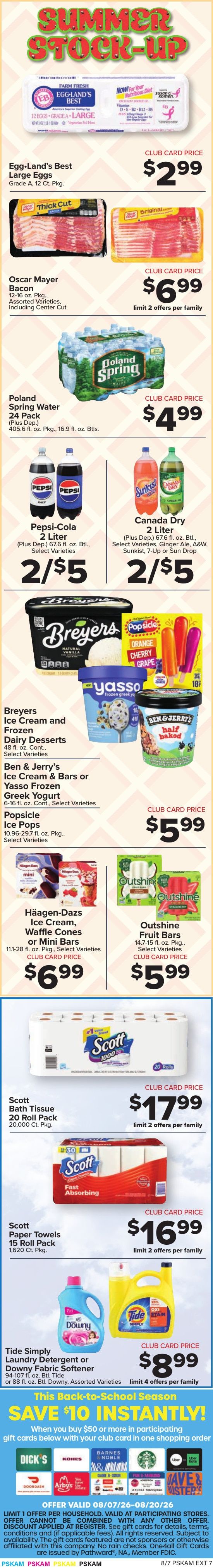 Foodtown Weekly Ad August 7 - 13, 2026