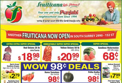 Fruiticana (Greater Vancouver) Flyer August 7 to 12