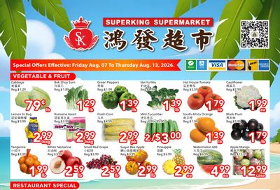 Superking Supermarket (North York) Flyer August 7 to 13