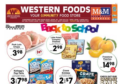 Western Foods Flyer August 7 to 13
