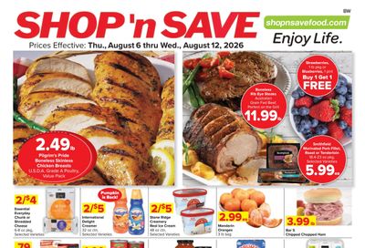 Shop 'n Save (East Liverpool Area, OH) Weekly Ad August 6 - 12, 2026