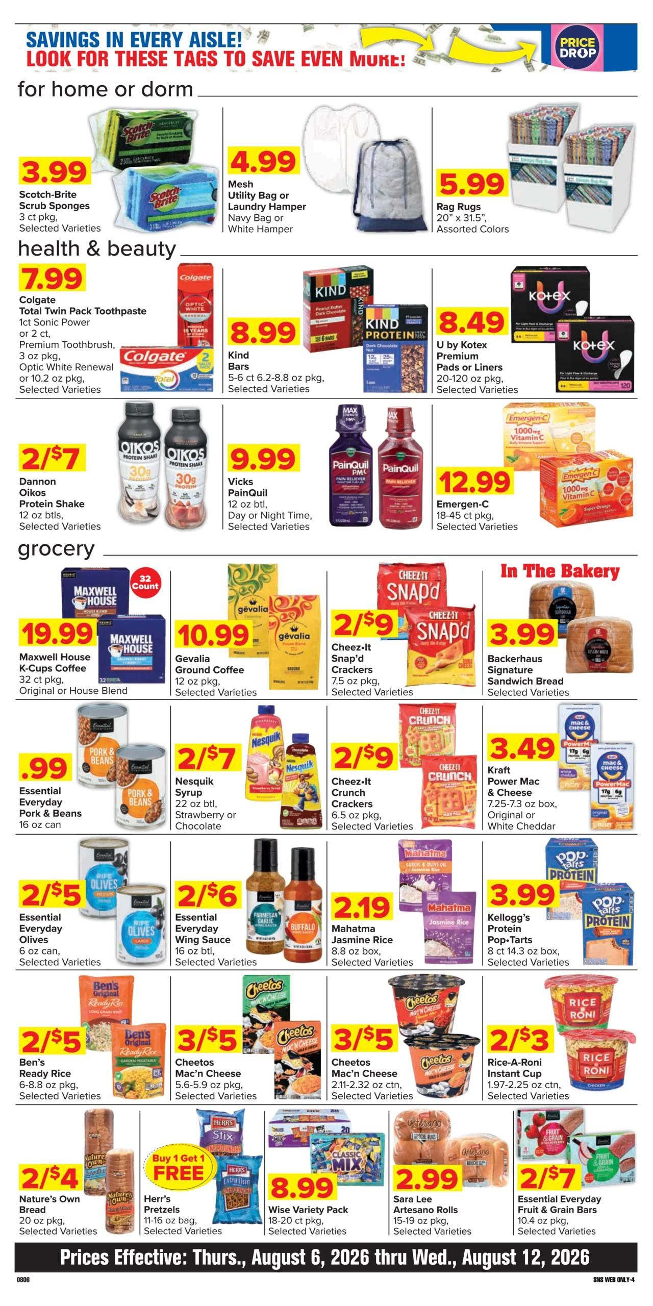 Shop 'n Save (East Liverpool Area, OH) Weekly Ad August 6 - 12, 2026