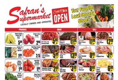 Safran's Supermarket Weekly Ad August 6 - 12, 2026