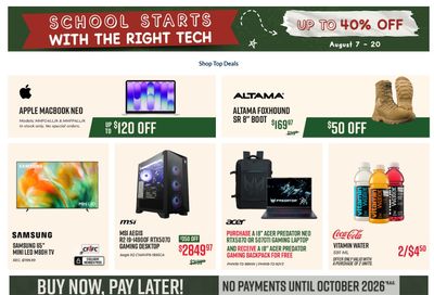 Canex Flyer August 7 to 20