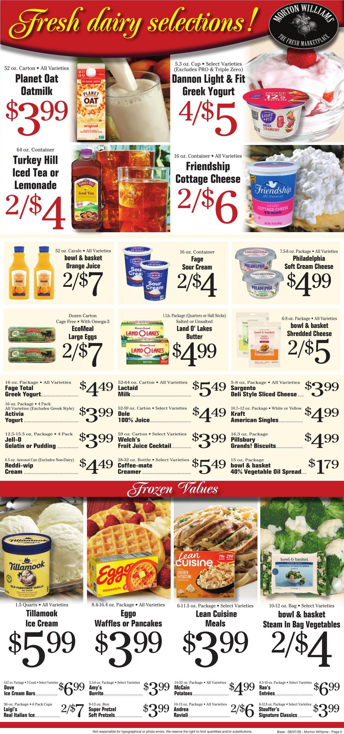 Morton Williams Supermarket (Yonkers–Ho Ho Kus Area, NJ–NY) Weekly Ad August 7 - 13, 2026