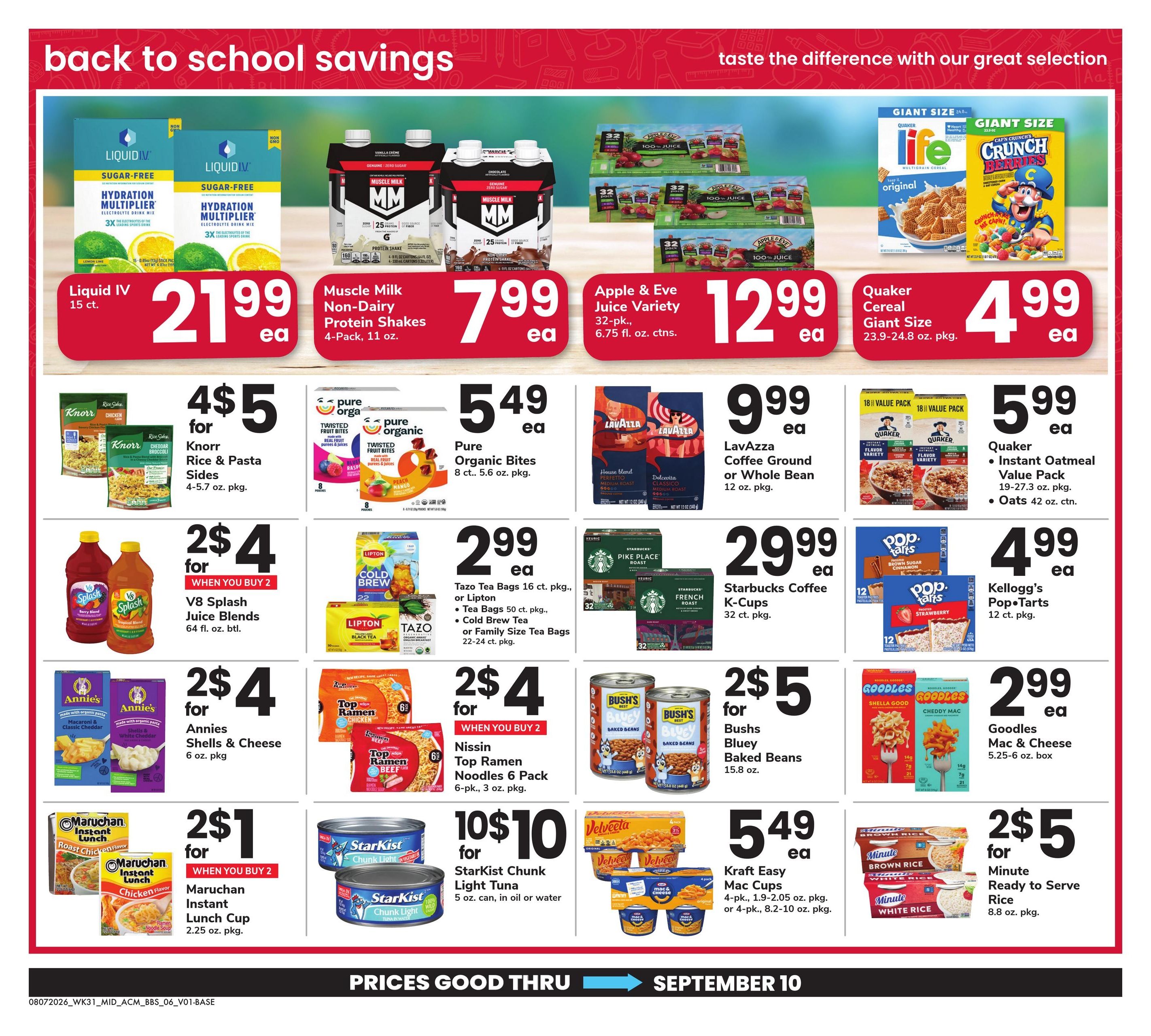 Acme Markets (Baltimore–Curtis Bay Area, MD) Big Book of Savings Weekly Ad August 7 - September 10, 2026