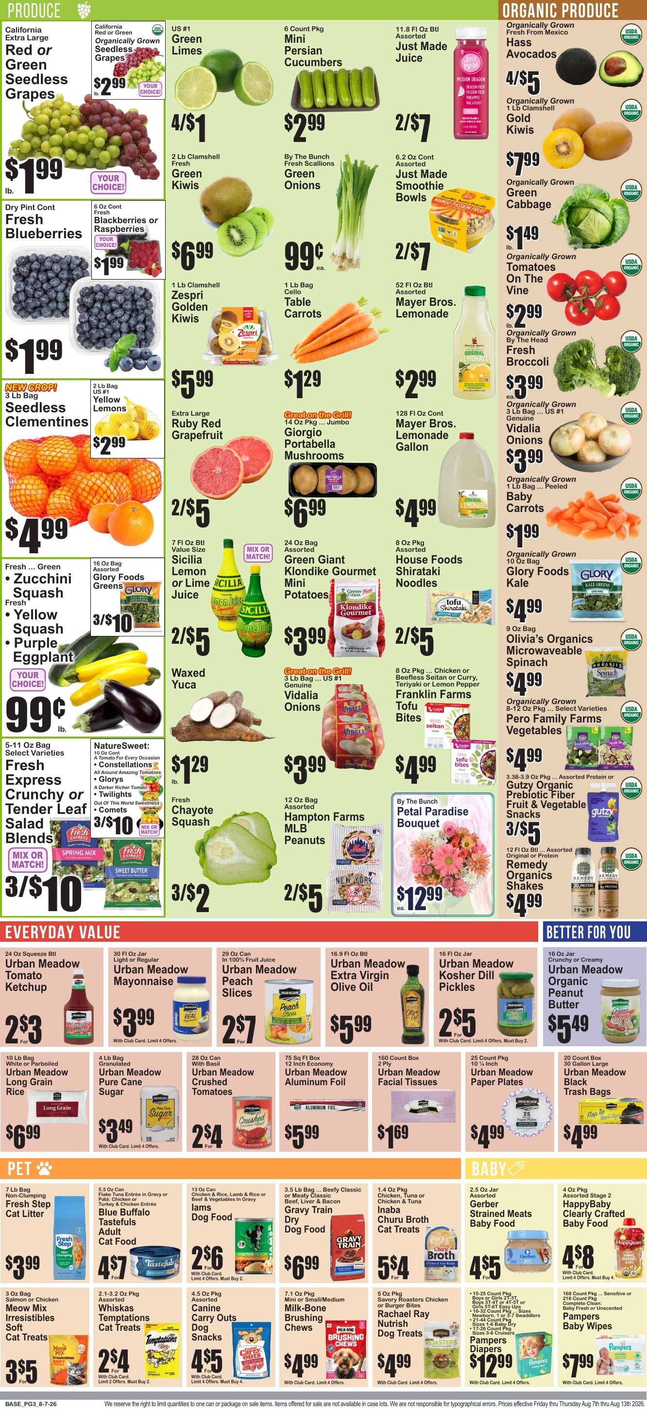 Market Fresh Supermarkets (Staten Island, NY) Weekly Ad August 7 - 13, 2026