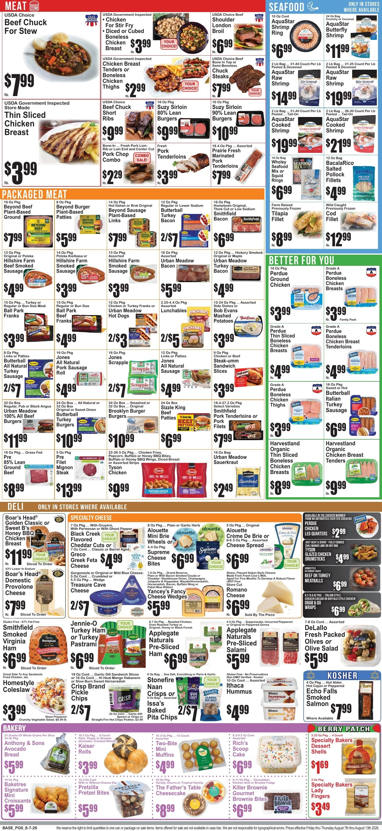 Market Fresh Supermarkets (Staten Island, NY) Weekly Ad August 7 - 13, 2026