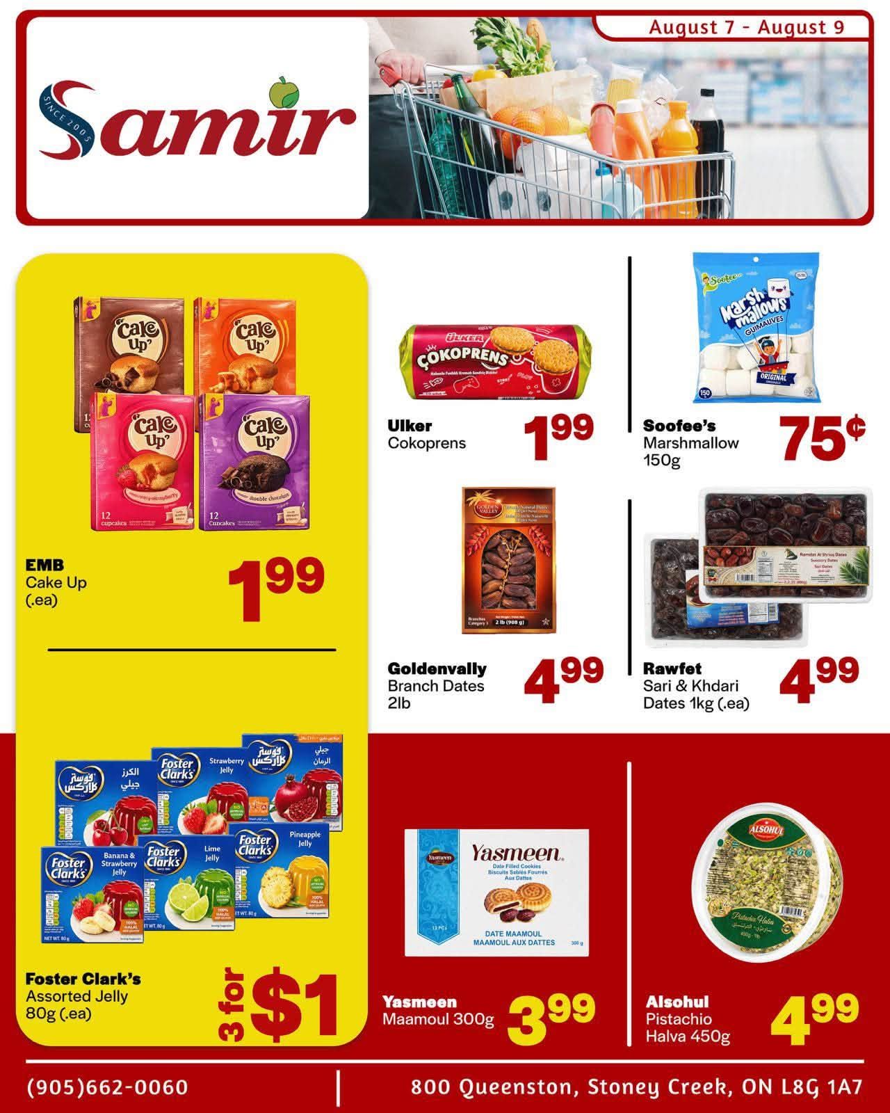 Samir Supermarket (Hamilton) Flyer August 7 to 9