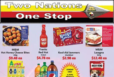 Two Nations One Stop Flyer August 7 to 13