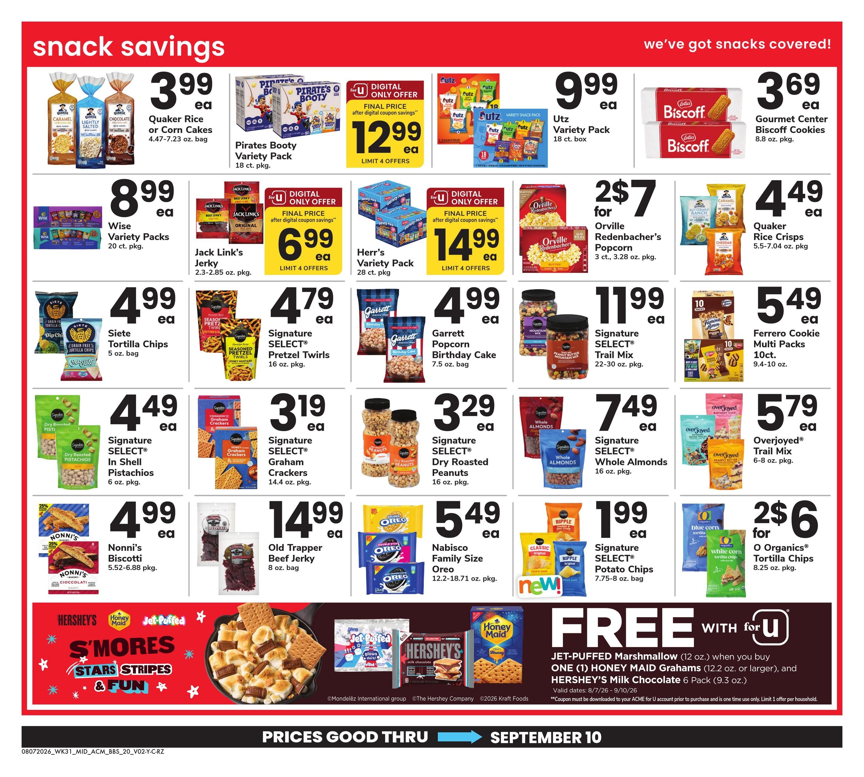 Acme Markets (Bridgeport–Fairfield Area, CT) Big Book of Savings Weekly Ad August 7 - September 10, 2026
